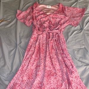 Sienna Sky pink floral dress